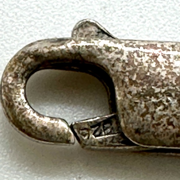 🔥 Vintage Tribal Aztec Mask Black Obsidian Silver Necklace - Picture 7 of 17